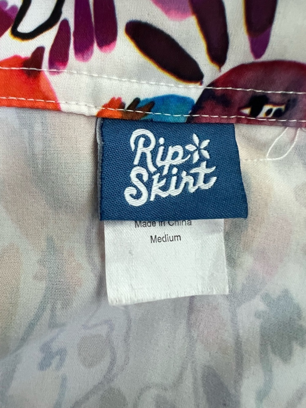 RipSkirt Hawaii Wrap Skirt Pocket posie pink Floral Tropical Adjustable Beach - Picture 7 of 11